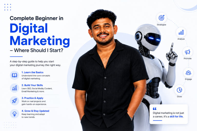 Complete Beginner in Digital Marketing – Where Should I Start?